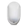 Belmonte Large White Glossy Ceramic Gents Urinal Pot - Wall Mount