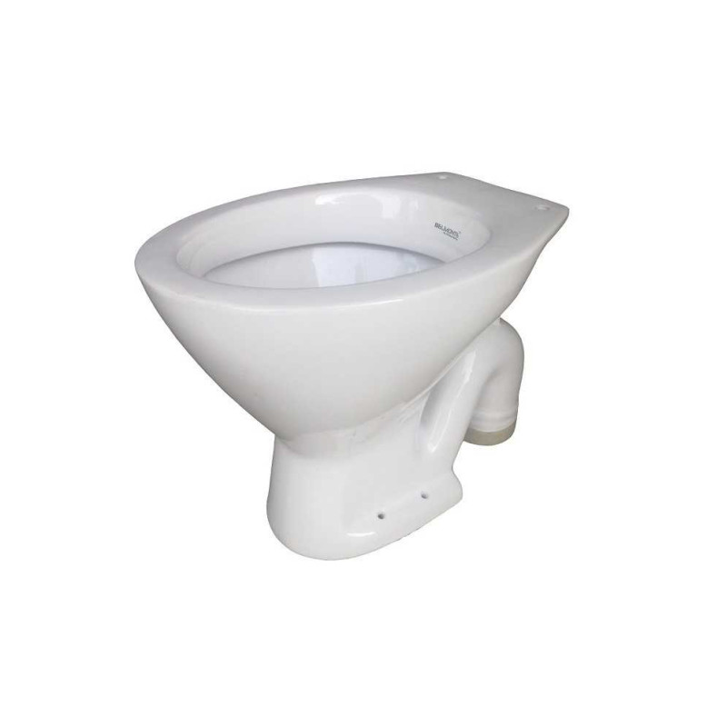 Belmonte Floor Mounted Commode / EWC / Toilet / European Water Closet S Trap - White Belmonte Floor Mounted Commode / EWC / Toilet / European Water Closet S Trap - White