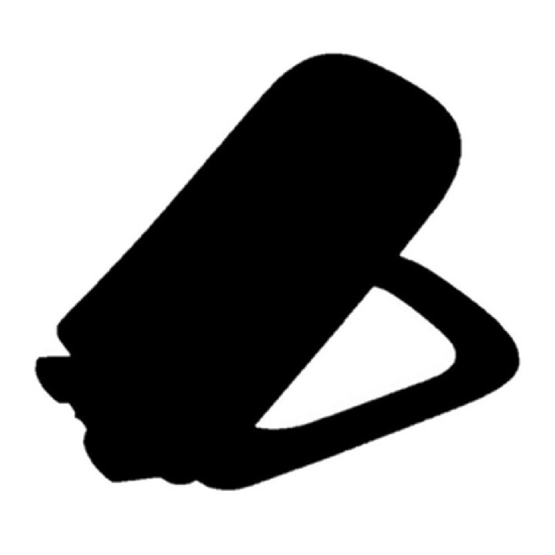 Belmonte Slow Motion Toilet Seat Cover - Black Belmonte Slow Motion Toilet Seat Cover - Black