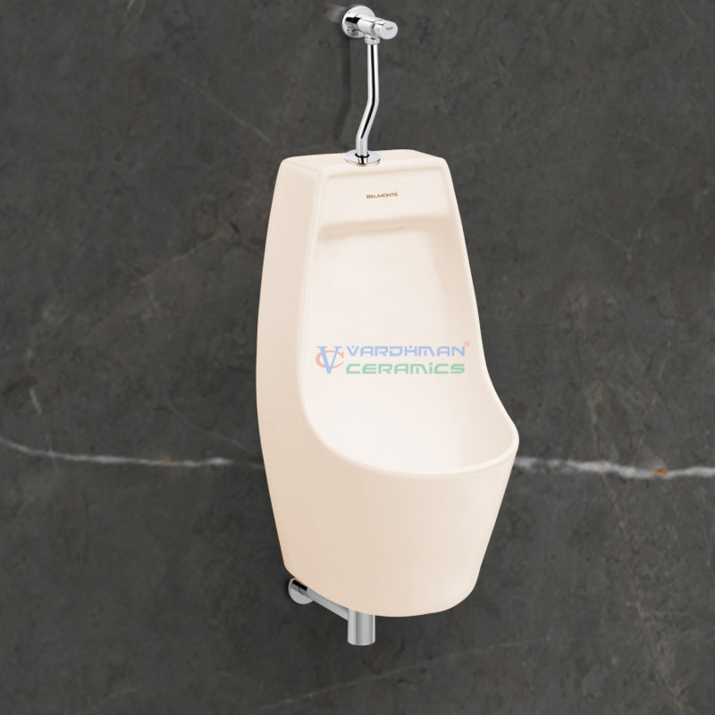 Belmonte Evans Ivory Ceramic Glossy Wall Mount Male Urinal Pot 310x290x580mm Belmonte Evans Ivory Ceramic Glossy Wall Mount Male Urinal Pot 310x290x580mm