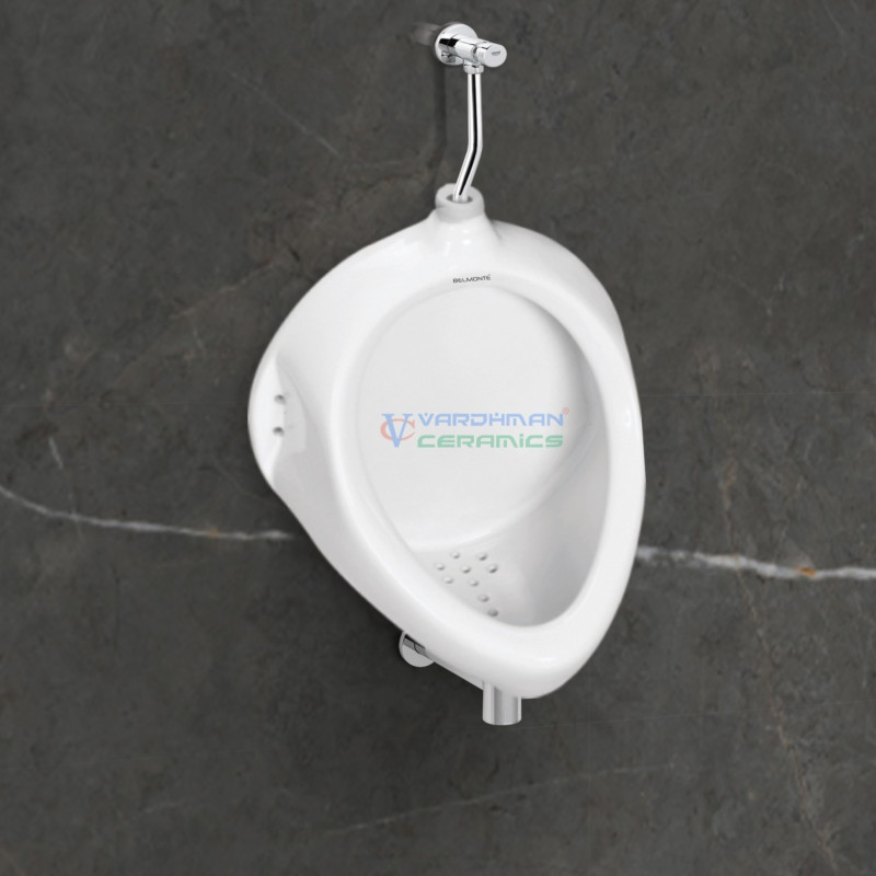 Belmonte Round Gents Urinal Pot - White Ceramic Wall Mount Belmonte Round Gents Urinal Pot - White Ceramic Wall Mount