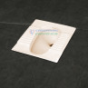 Belmonte Orissa Pan 20 Inch Ivory Ceramic Indian Toilet Belmonte Orissa Pan 20 Inch Ivory Ceramic Indian Toilet