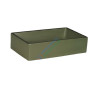 Designer Table Top Basin Style-50 - Green & Black, Matt Finish, 305x505x125mm - Belmonte Designer Table Top Basin Style-50 - Green & Black, Matt Finish, 305x505x125mm - Belmonte