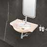 Belmonte Wall Hung Wash Basin Avion - Ivory Belmonte Wall Hung Wash Basin Avion - Ivory