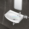 Belmonte Wall Hung Wash Basin 405 - White Belmonte Wall Hung Wash Basin 405 - White