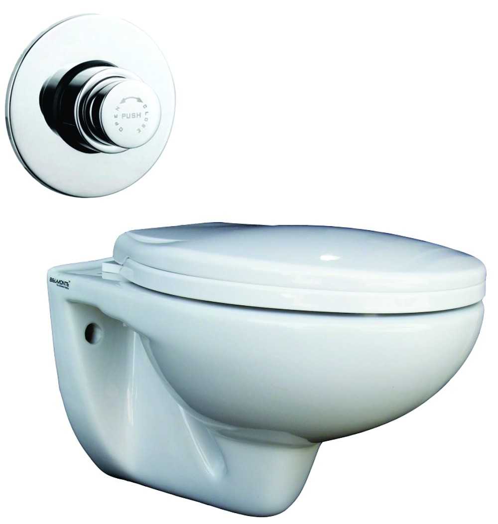 Wall Hung Commode With Flush Valve