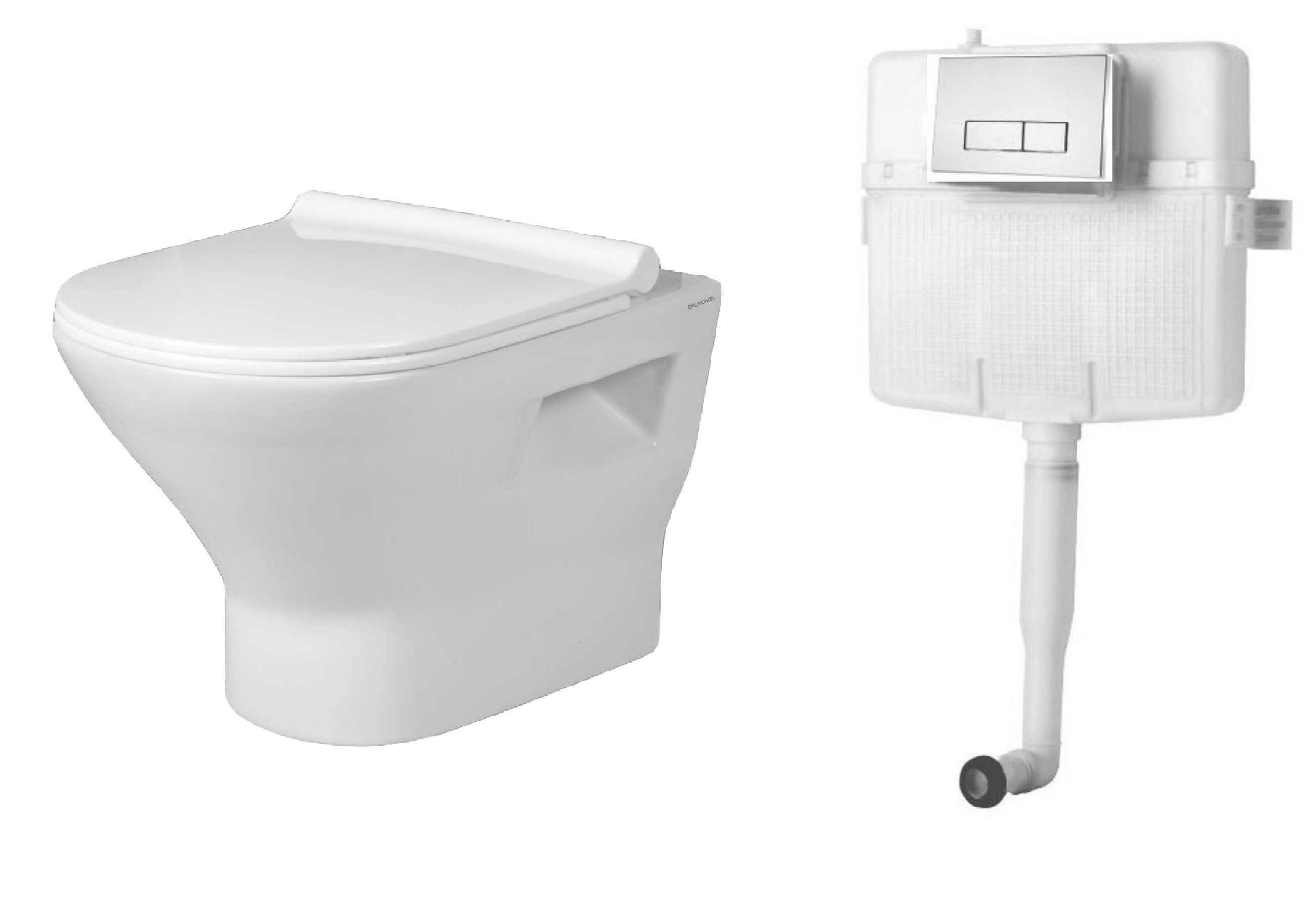 Wall Hung Commode With Concealed Cistern Tank