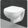 Belmonte Wall Hung Toilet Seat / WC Model Mini for Bathroom Color White