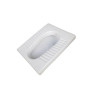 Belmonte Indian Toilet - Orissa Pan 23 Inch, White Ceramic, Glossy Finish Belmonte Indian Toilet - Orissa Pan 23 Inch, White Ceramic, Glossy Finish