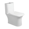 Belmonte Rimless Siphonic Flushing Western Commode Toilet Crenza S Trap 9 Inch / 225mm White Belmonte Rimless Siphonic Flushing Western Commode Toilet Crenza S Trap 9 Inch / 225mm White