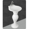 Belmonte Dolphin Set Pedestal Wash Basin | Wall Mount | Ceramic | White | Glossy Finish Belmonte Dolphin Set Pedestal Wash Basin | Wall Mount | Ceramic | White | Glossy Finish