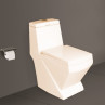 Belmonte Floor Mounted One Piece EWC S Trap Toilet Crystal Ivory Belmonte Floor Mounted One Piece EWC S Trap Toilet Crystal Ivory