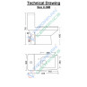 Belmonte P Trap Floor Mounted One Piece Western Toilet Commode Ripone White Belmonte P Trap Floor Mounted One Piece Western Toilet Commode Ripone White
