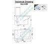 Belmonte One-Piece Western Toilet Commode EWC - White Glossy Ceramic, S-Trap Outlet, Rimless Siphonic Flushing Belmonte One-Piece Western Toilet Commode EWC - White Glossy Ceramic, S-Trap Outlet, Rimless Siphonic Flushing