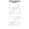 Belmonte Wall Hung Wash Basin 403 - White Belmonte Wall Hung Wash Basin 403 - White