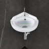 Belmonte Wall Hung Wash Basin Corner - White Belmonte Wall Hung Wash Basin Corner - White