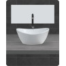 Belmonte Table Top Wash Basin Woizer 16 Inch X 14 Inch - White