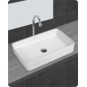 Belmonte Crenza White Ceramic Thin Rim Table Top Basin - Glossy Finish Belmonte Crenza White Ceramic Thin Rim Table Top Basin - Glossy Finish