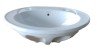 Belmonte Top Counter Wash Basin 22 Inch X 16 Inch - White Belmonte Top Counter Wash Basin 22 Inch X 16 Inch - White