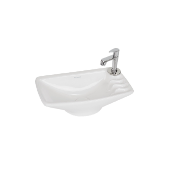 Buy Belmonte Ceramic Wash Basin Wall Mounted cum Table Top Sink 16 ...