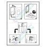 Rimless Flushing Toilet Wall Hung Retro with Concealed Cistern Pneumatic White Combo - Belmonte Rimless Flushing Toilet Wall Hung Retro with Concealed Cistern Pneumatic White Combo - Belmonte