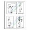Rimless Flushing Toilet Wall Hung Retro with Concealed Cistern Pneumatic White Combo - Belmonte Rimless Flushing Toilet Wall Hung Retro with Concealed Cistern Pneumatic White Combo - Belmonte