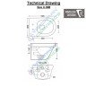Rimless Flushing Toilet Wall Hung Retro with Concealed Cistern Pneumatic White Combo - Belmonte Rimless Flushing Toilet Wall Hung Retro with Concealed Cistern Pneumatic White Combo - Belmonte