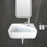 Belmonte Wall Hung / Table Top Wash Basin Brio - White Belmonte Wall Hung / Table Top Wash Basin Brio - White