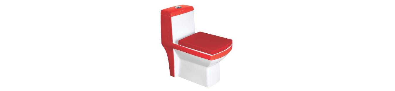 Buy Double Color One Piece Western Commode (Closets) online in India at best prices