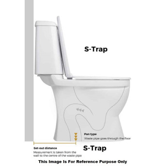 Buy Belmonte S Trap Distance 100mm / 4 Inch One Piece Western Toile...