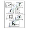 Rimless Flushing Toilet Wall Hung Retro with Concealed Cistern Pneumatic White Combo - Belmonte Rimless Flushing Toilet Wall Hung Retro with Concealed Cistern Pneumatic White Combo - Belmonte
