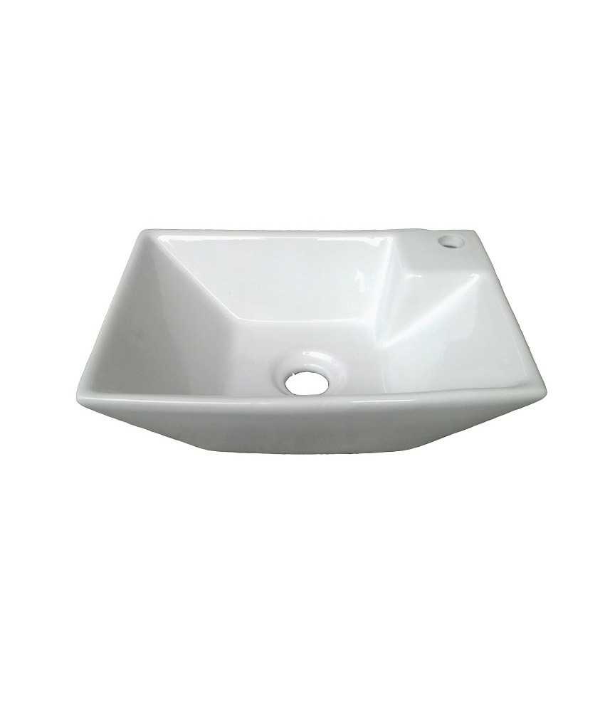 Buy Belmonte Table Top Wash Basin Jex 14 Inch X 10 Inch Ivory Onl