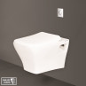 Wall Hung Toilet Seat Rimless Design Neon White | Belmonte Wall Hung Toilet Seat Rimless Design Neon White | Belmonte