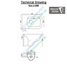 Belmonte Rimless Ceramic Wall Mounted Toilet Wall Hung Commode New Cera White Belmonte Rimless Ceramic Wall Mounted Toilet Wall Hung Commode New Cera White
