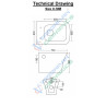 Belmonte Combo of Wall Hung Toilet Battle with Pneumatic Concealed Cistern - White Belmonte Combo of Wall Hung Toilet Battle with Pneumatic Concealed Cistern - White