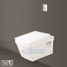 Belmonte Combo of Rimless Toilet Wall Mounted Crenza with Pneumatic Concealed Cistern - White Belmonte Combo of Rimless Toilet Wall Mounted Crenza with Pneumatic Concealed Cistern - White