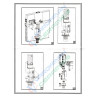 Belmonte Combo of Rimless WC Wall Mounted Neon with Pneumatic Concealed Cistern - White Belmonte Combo of Rimless WC Wall Mounted Neon with Pneumatic Concealed Cistern - White