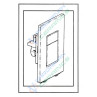 Belmonte Combo of Rimless Commode Wall Hung New Cera with Pneumatic Concealed Cistern without frame - White Belmonte Combo of Rimless Commode Wall Hung New Cera with Pneumatic Concealed Cistern without frame - White