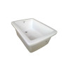 Belmonte Laboratory Sink 24 Inch X 18 Inch X 8 Inch - Ivory Belmonte Laboratory Sink 24 Inch X 18 Inch X 8 Inch - Ivory