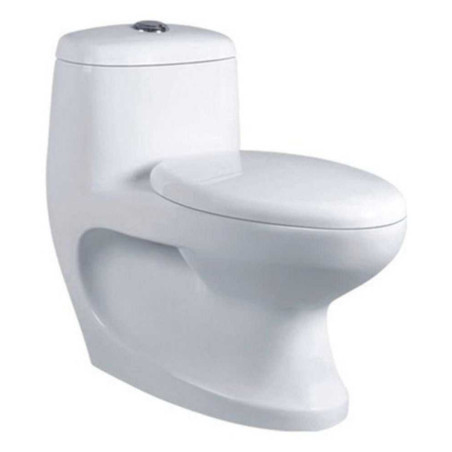 Belmonte One Piece Water Closet Cally S Trap With LCD Pedestal Wash Basin - Ivory