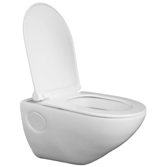 Buy Belmonte Wall Mounted Toilet Seat / Bathroom Commode Titan Whit...