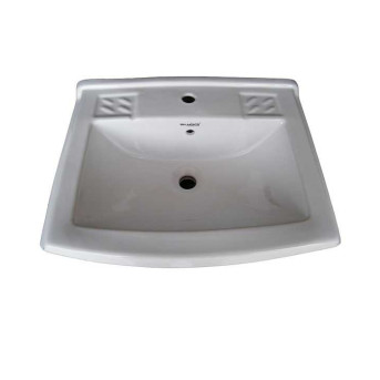 Belmonte Wash Basin Sofia 23 Inch X 18 Inch Without Pedestal - White